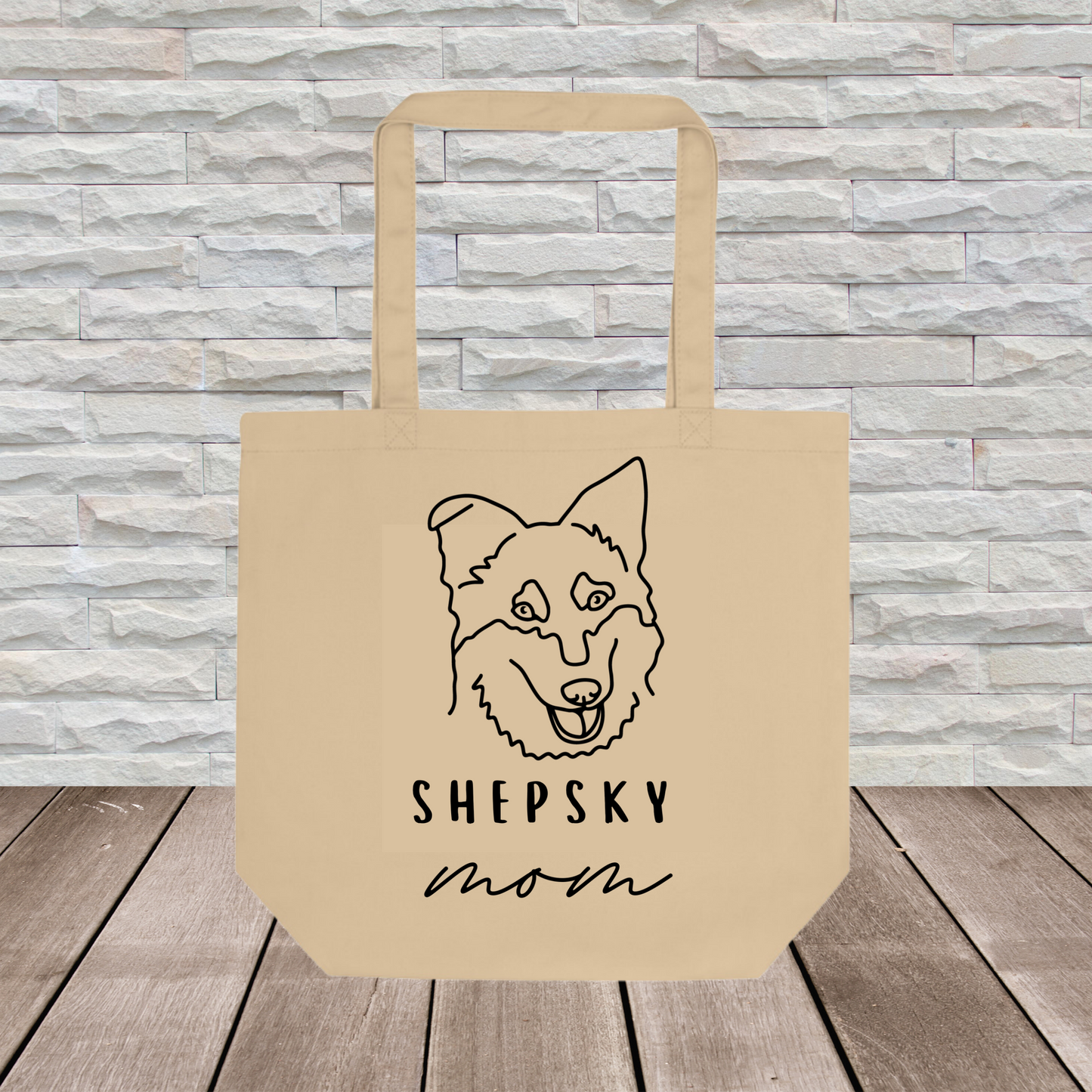 Shepsky Tote Bag (Large Format) // Dog Collection